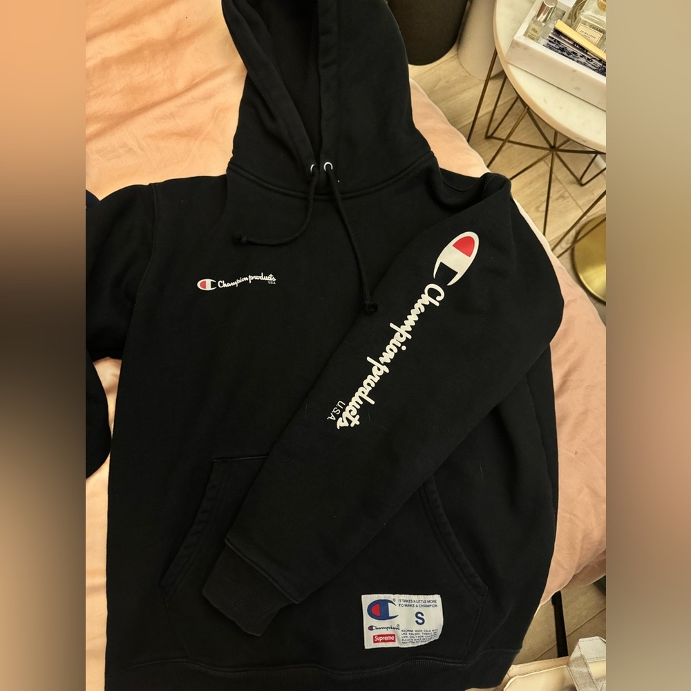 Champion x Supreme Hooded Sweatshirt